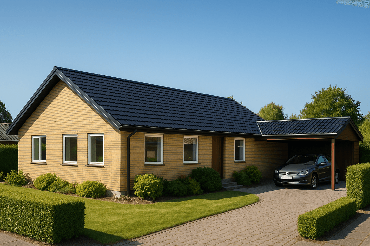 Nyt ståltag på familiehus