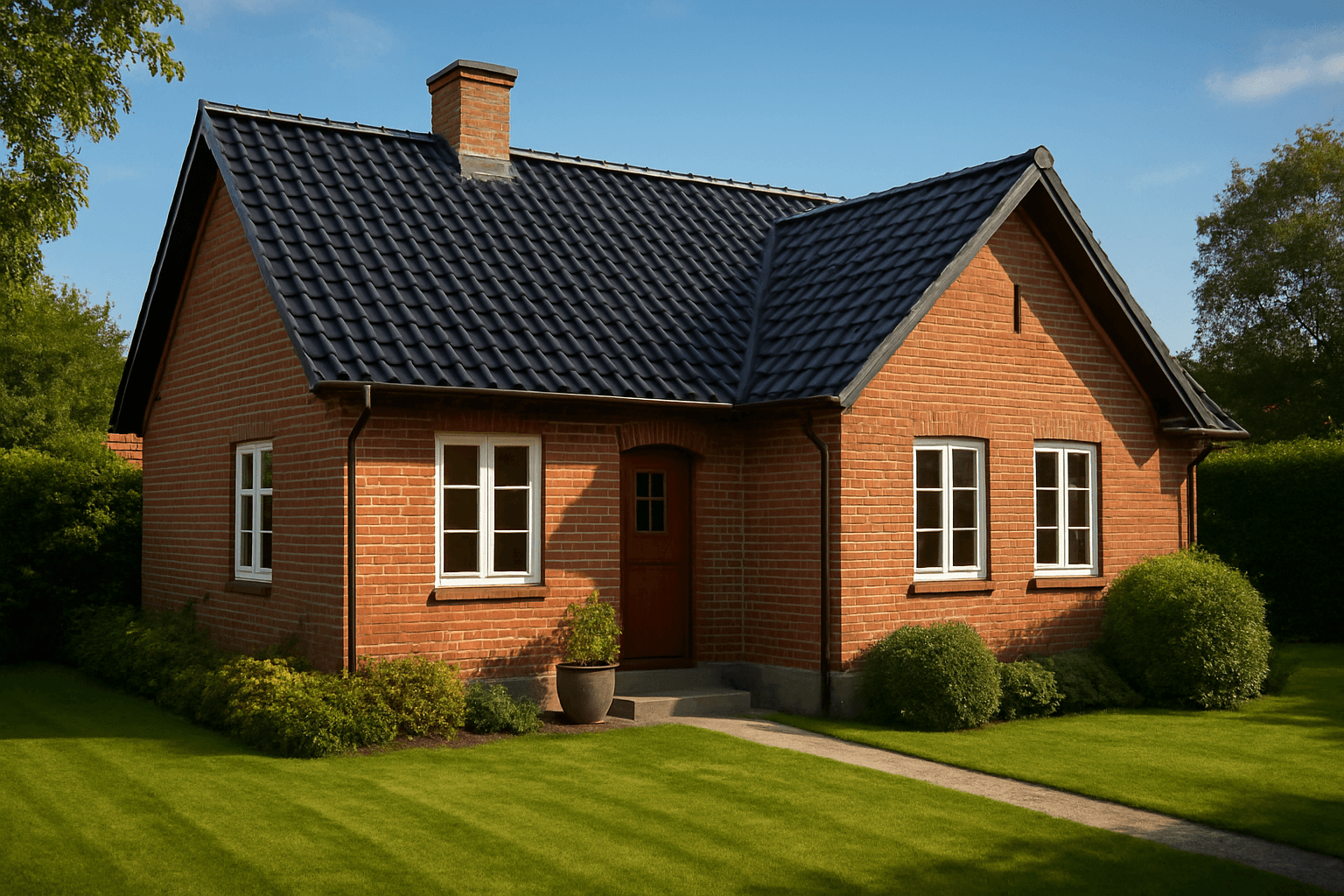 Nyt tegltag på villa